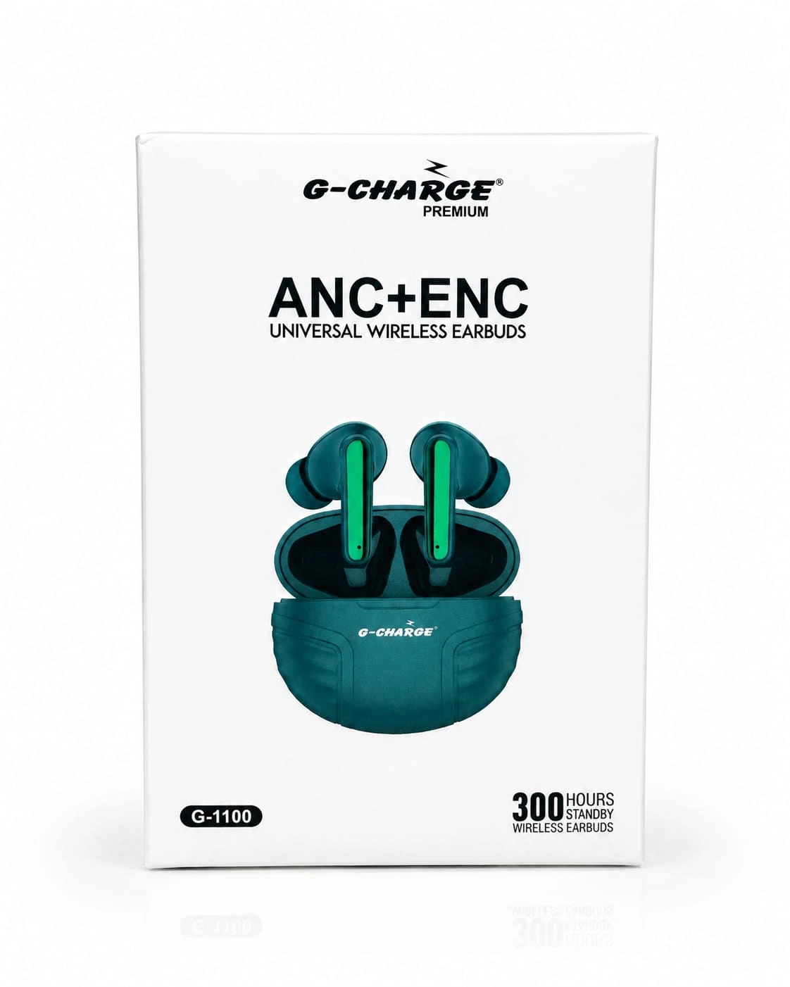 G-CHARGE G-1100 ANC+ENC Wireless Earbuds | Bluetooth 5.3 | 13mm Drivers | Fast Charging | 300H Standby (6 month warrenty)