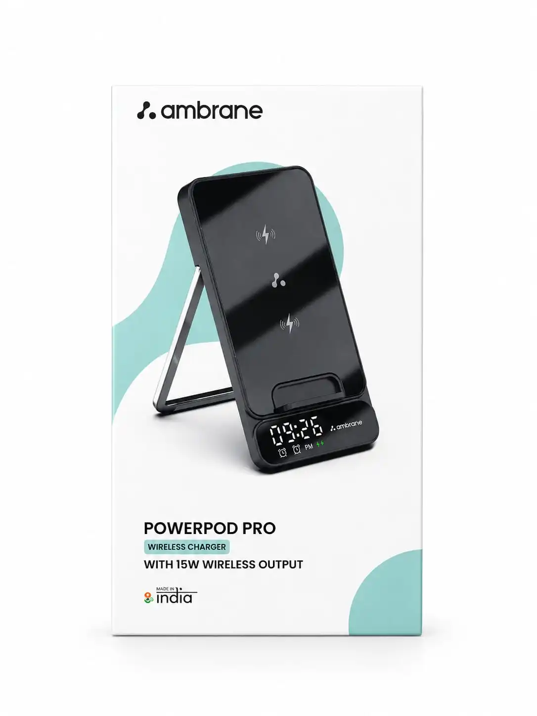 Ambrane PowerPod Pro – smart, simple & efficient wireless charging 15w