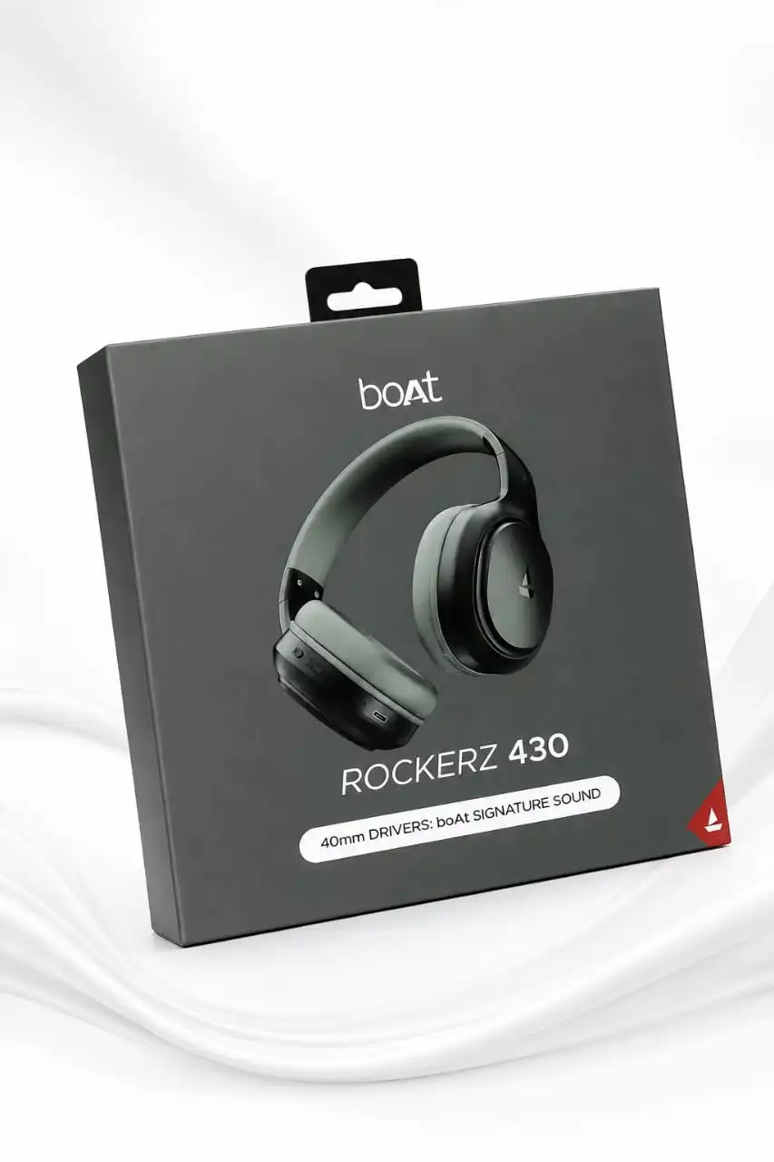 ✨ boAt Rockerz 430 Wireless Headphones ✨Warrenty By Brand.
