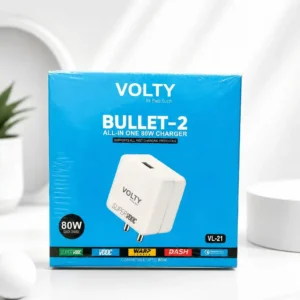 ⚡VOLTY BULLET-2 80W Fast Charger ⚡🔋 Powerful 80W Quick Charging.