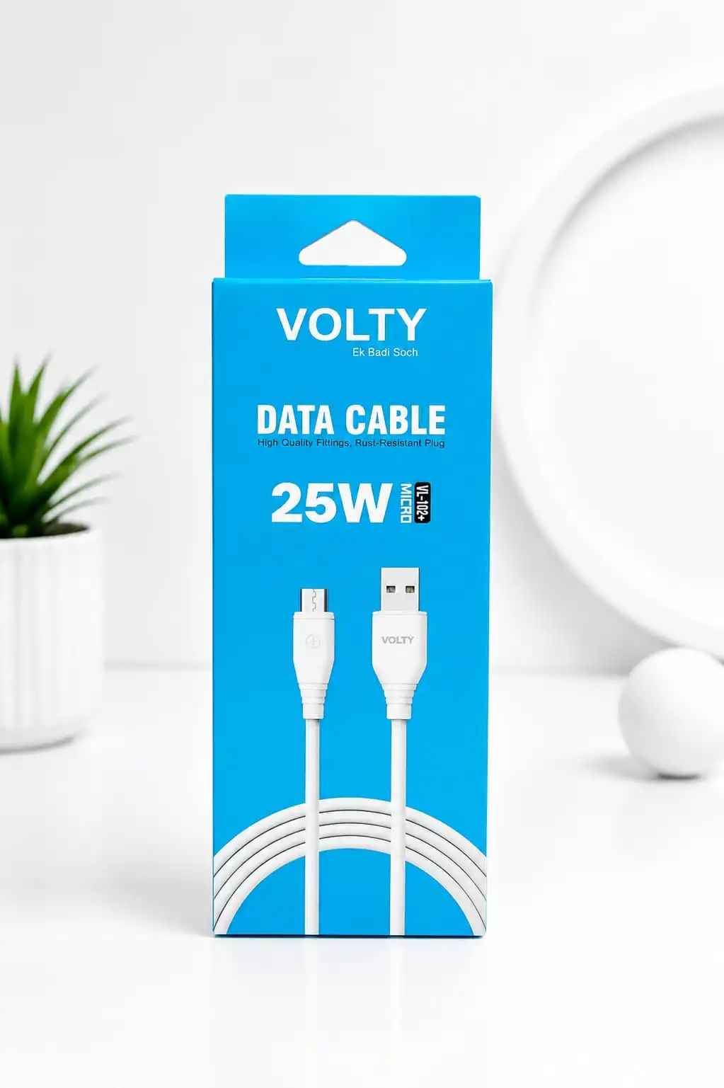 🔌 Volty VL-108+ Micro Data Cable Premium Data Cable for Fast & Reliable Charging ⚡