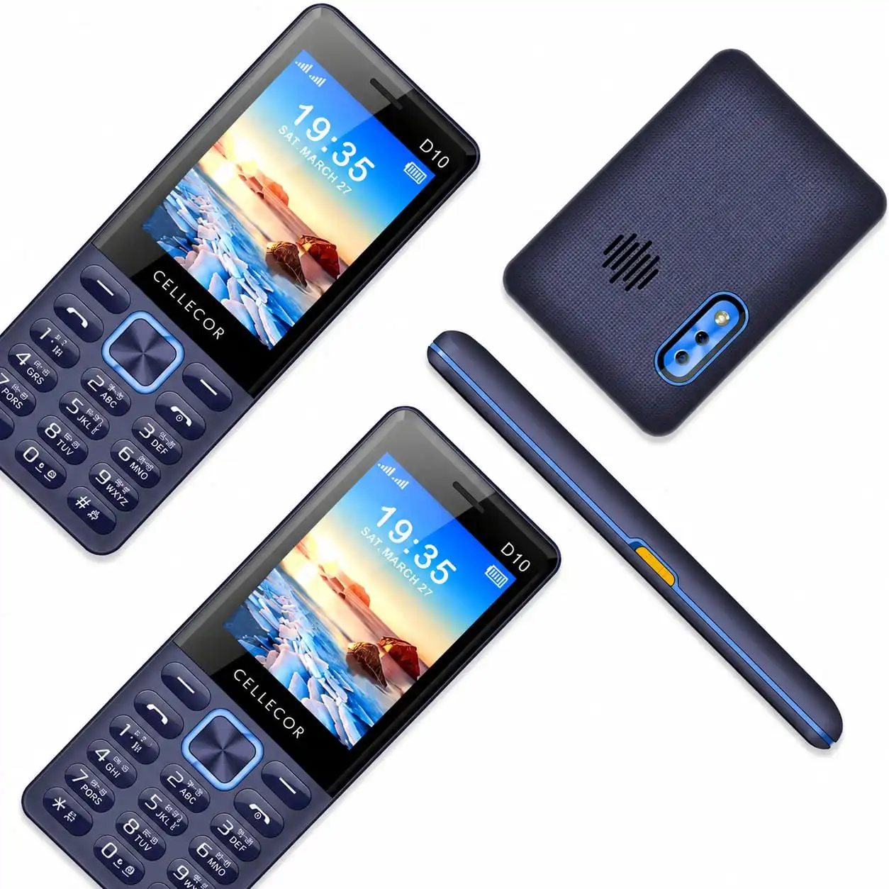 Cellecor D10 Keypad 2.8-inch Display – Clear and comfortable viewing.with warrenty by site