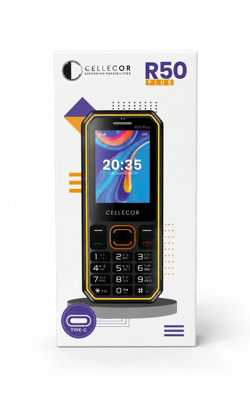 Cellecor R50+ Keypad 2.4-inch (6.09 cm) Display – Clear and comfortable viewing experience.with warrenty by site
