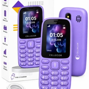 Cellecor U1 Feature Phone 📱 4.5 cm (1.8″) Display – Clear and easy-to-use screen.warrenty on site