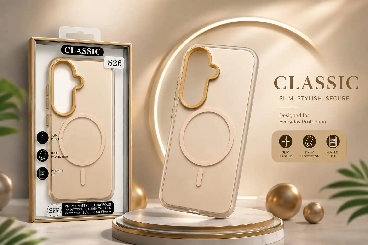 Samsung S26 Stylish look • Slim profile • Perfect fit 📱 Elegant design with everyday protection — style and safety in one!