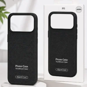 iphone 15 Elevate your phone with a premium TechWoven finish.