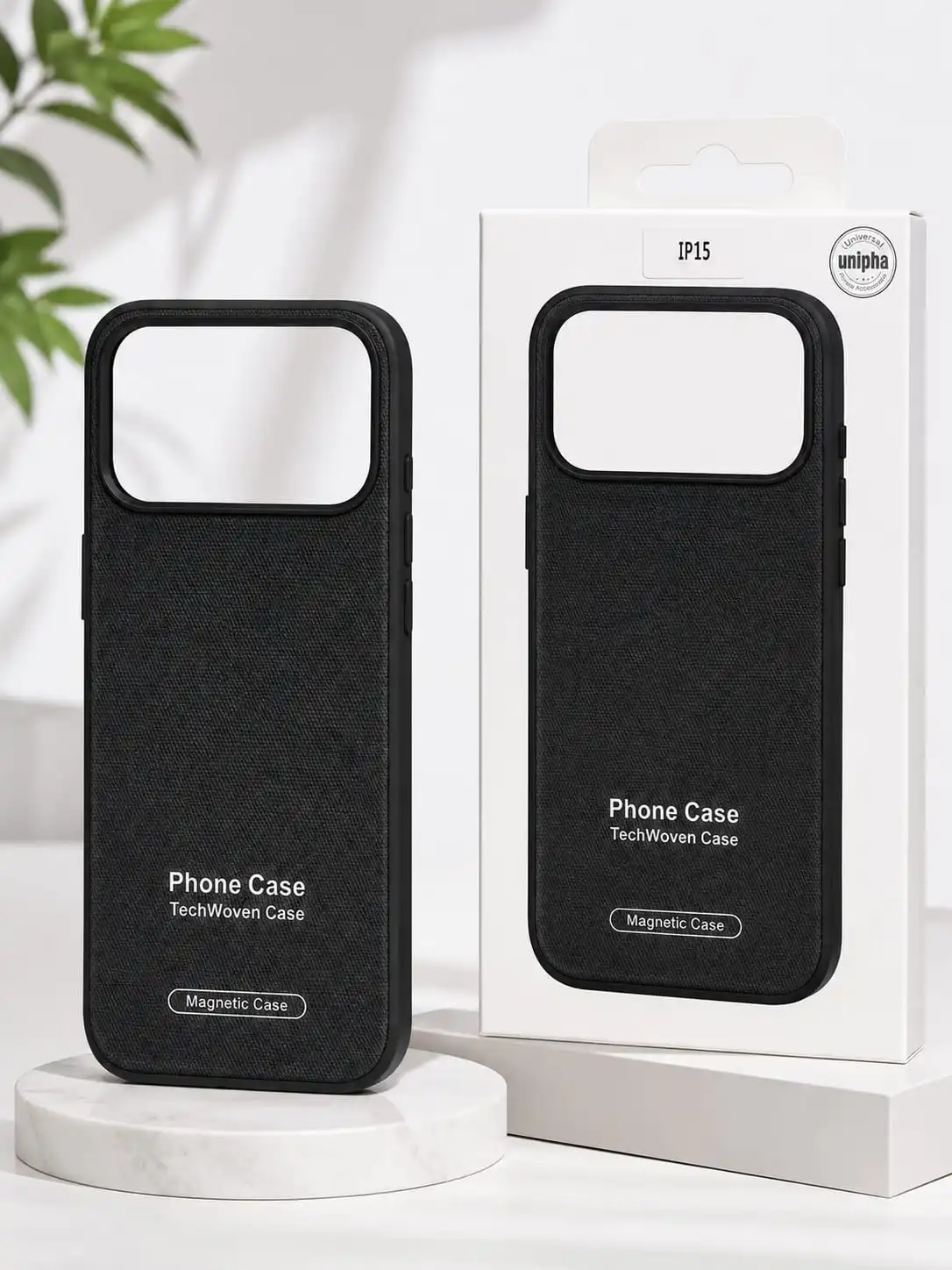 iphone 15 Elevate your phone with a premium TechWoven finish.