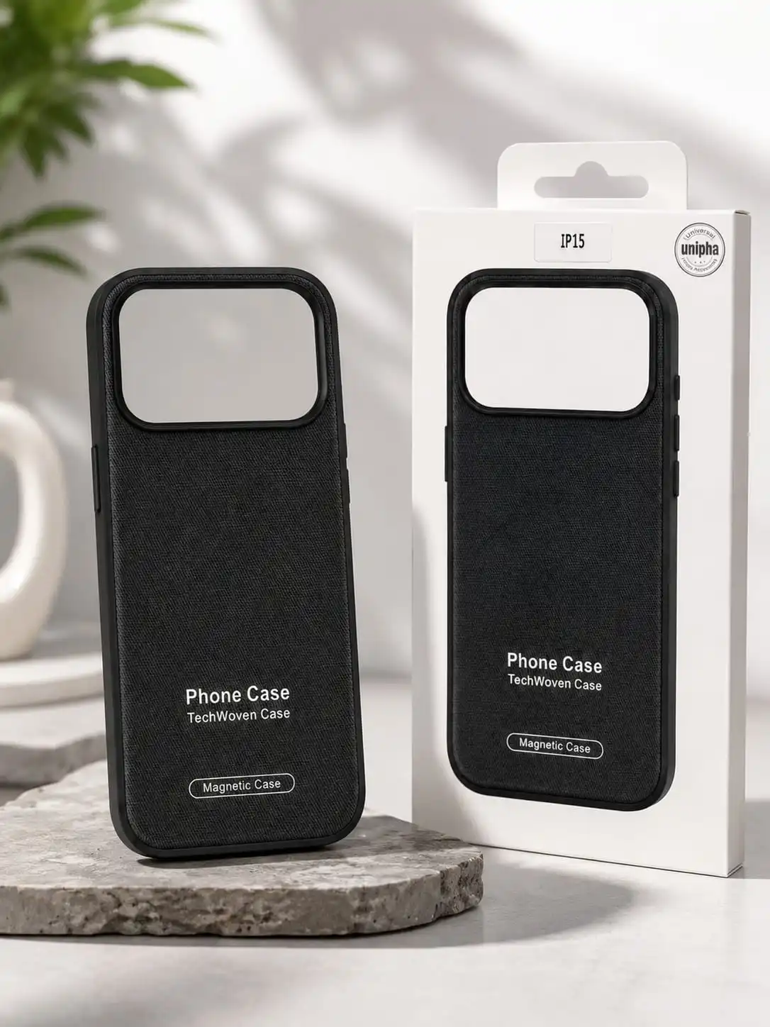 iphone 15 Elevate your phone with a premium TechWoven finish.