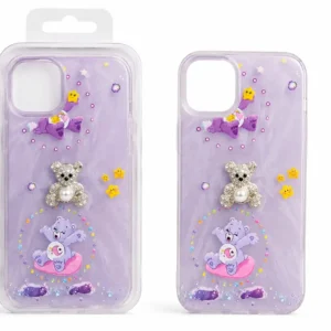 i phone 11 bc 💜 Dreamy lavender vibes with the cutest teddy details! ✨ 🌸 Adorable design, sparkling accents & a super charming look. 📱 Perfect for adding a cute touch to your everyday style