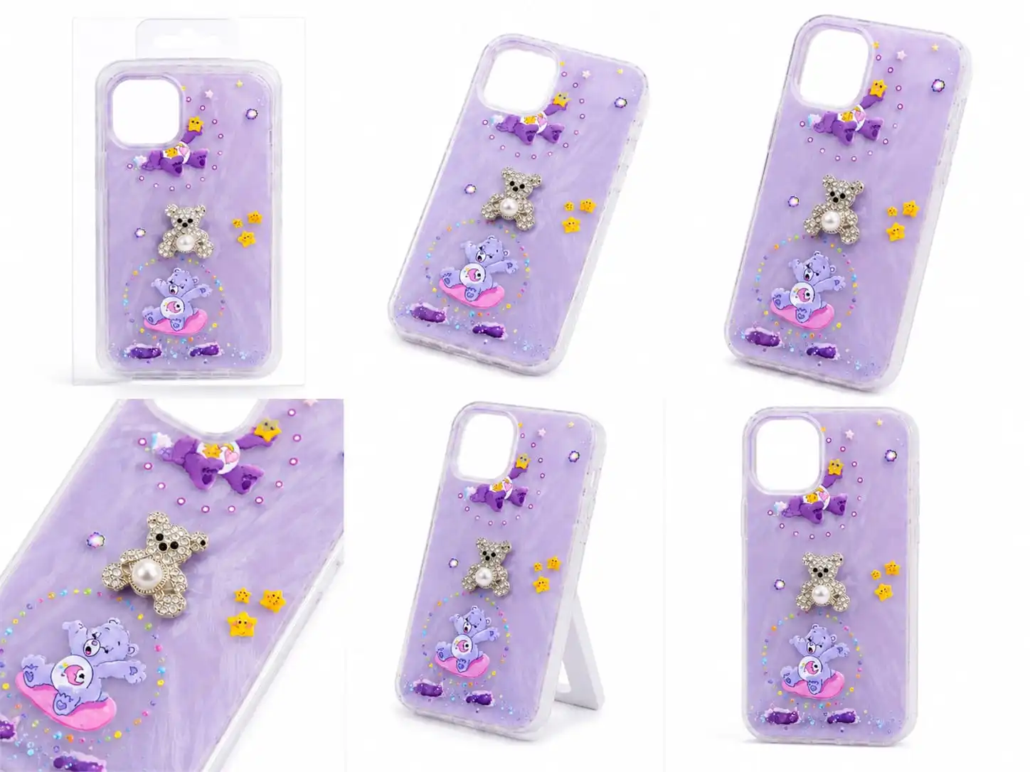 i phone 11 bc 💜 Dreamy lavender vibes with the cutest teddy details! ✨ 🌸 Adorable design, sparkling accents & a super charming look. 📱 Perfect for adding a cute touch to your everyday style
