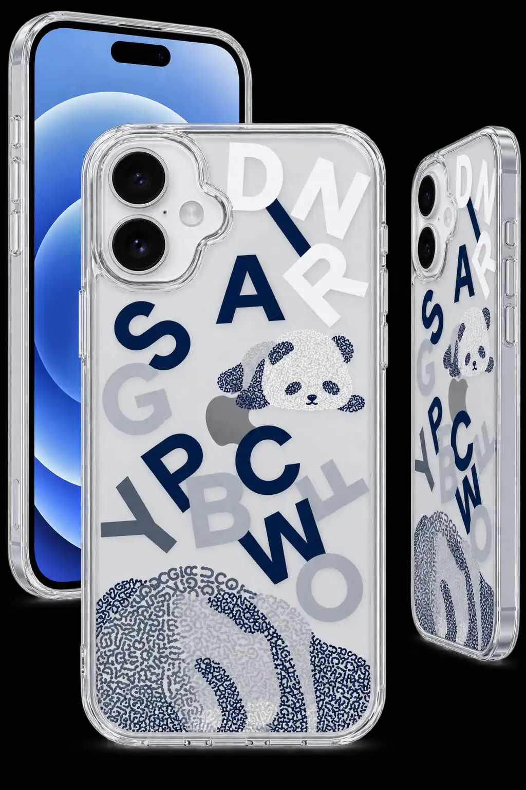 Iphone 16 plus Stylish transparent phone case designed for iPhone 16 Plus.
