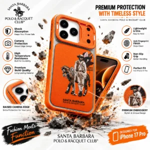 IPhone 17promax Premium Santa Barbara Polo & Racquet Club fashion phone case.