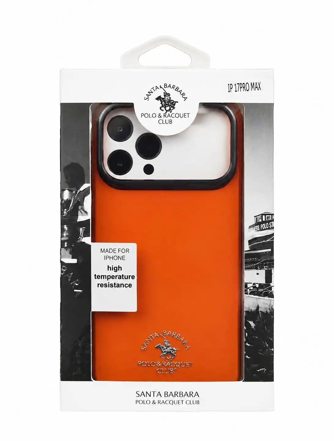 IPhone17promax Premium Santa Barbara Polo & Racquet Club protective phone case.