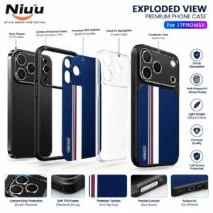 IPhone17promax Premium & Stylish Design: Modern and elegant look that gives your iPhone 17 Pro Max a premium appearance.