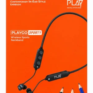 PLAYGO SPORTY 🎧Wireless Bluetooth Neckband Earphones.