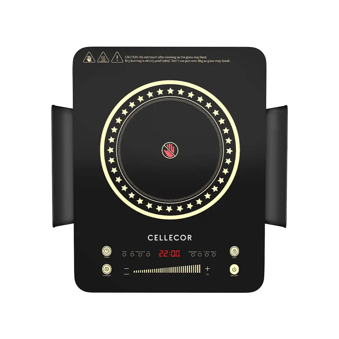 Cellecor ICT55CE Infrared Cooktop Induction.The sleek LED display offers clear, easy-to-read settings for precise cooking control.