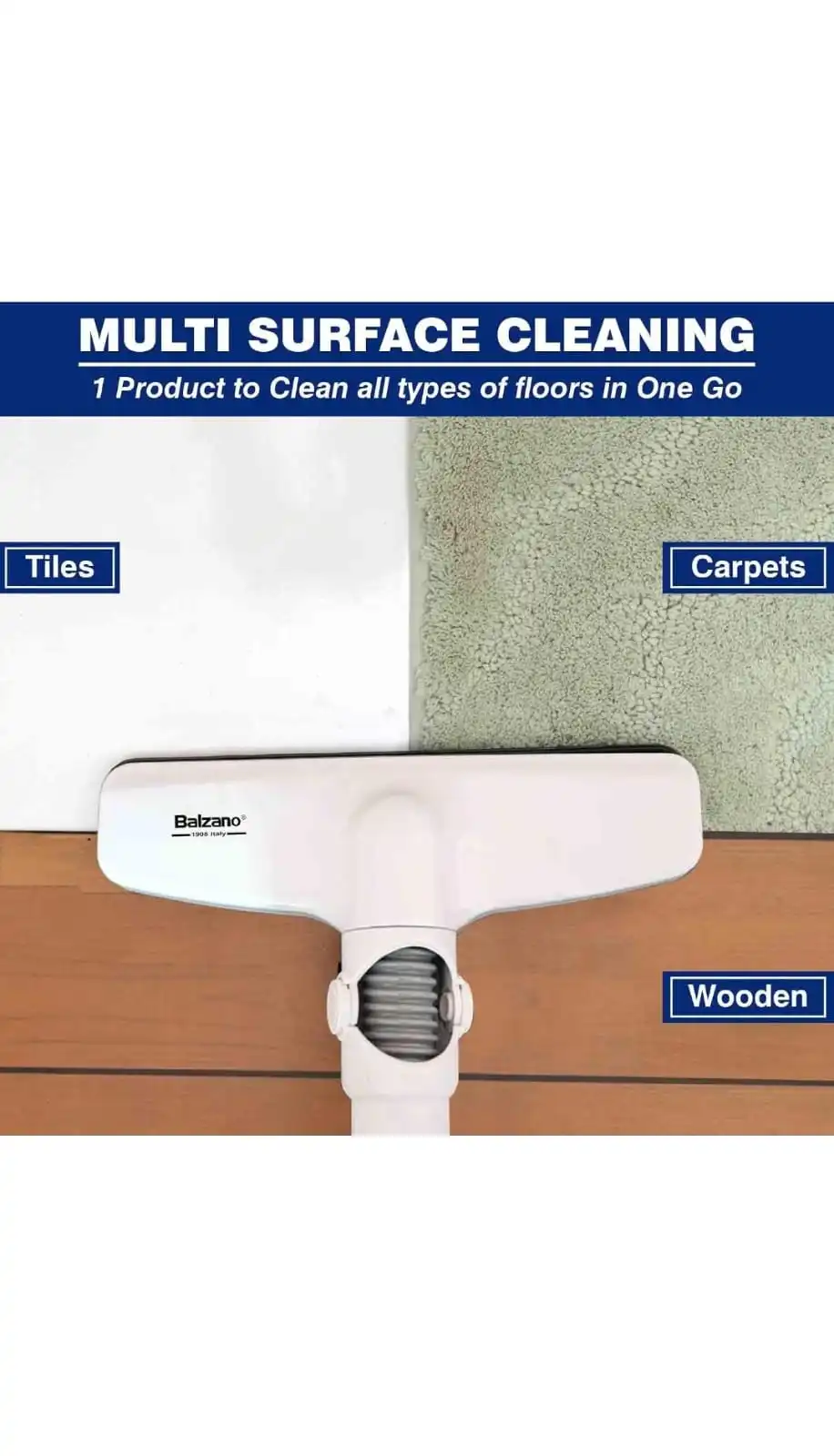 The Balzano Tornado Cordless Vaccum Cleaner is designed and engineered by the team of renowned Italian Designer Pino Spagnolo.