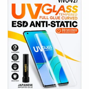 NE MINUTE UV Glue Full Curved 9H HD Screen Protector for vivo v27 /v27 pro