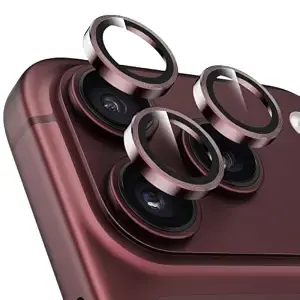 Camera Lens Protector for iPhone 18 Pro/18 Pro Max, Burgundy.
