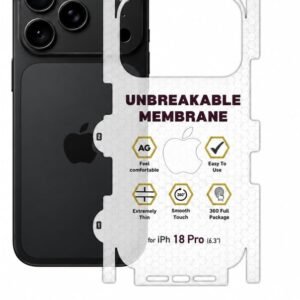 Matt Mambrane Compatible with iPhone 18 Pro – Scratch-Resistant, Full Back & Side Protection, Case Friendly,