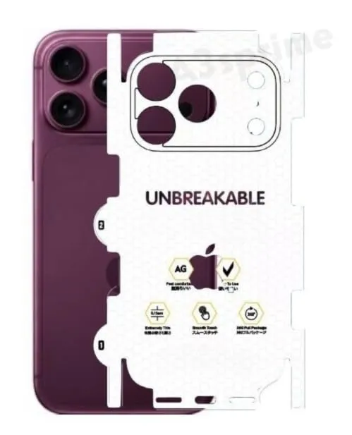 Back Screen Guard Compatible for iPhone 18 Pro Max |Edge to Edge Full Coverage Soft Unbreakable Scratch Resistant Matte Finish Back and Side Skin.