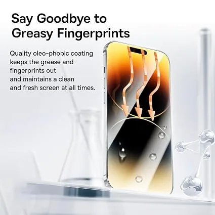 Borderless Premium Tempered Glass Screen Protector Guard For iPhone 18 Pro (6.3 Inch, Pack of 1) | Edge to Edge Coverage With Easy to installation kit.