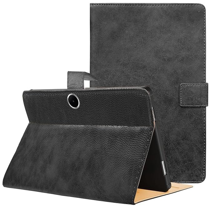 Leather Flip Cover Case | Premium Wallet Back Cover with Card Slots, Stand View, Magnetic Closure | Shockproof & Stylish for One Plus One Plus Pad 2 Tablet.