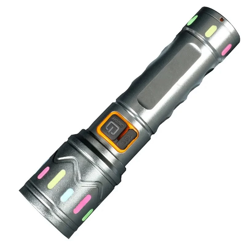 LM-7713 Torch Light High Power 1500 Lumens 3 Modes of Brightness (Multicolor)