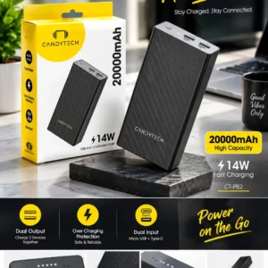 CANDYTECH CT-PB2 20000mAh Power Bank. CT-PB2 20000mAh.With Warrenty ( 6Month ).