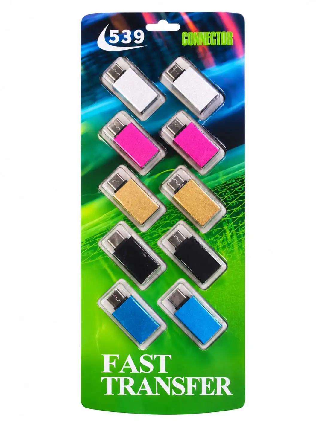 Type C OTG Adopter is a compact and convenient data transfer connector designed for quick and easy connectivity