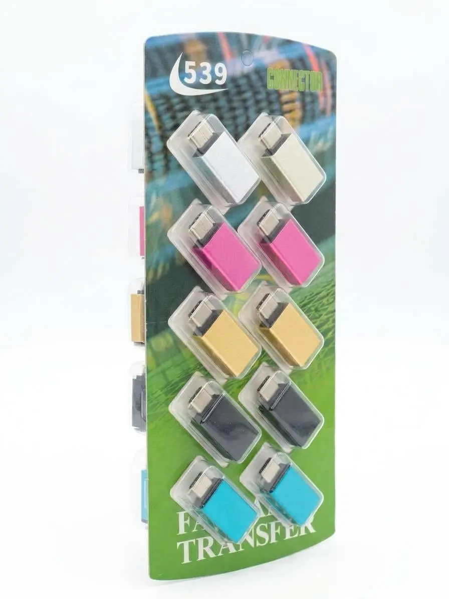 Type C OTG Adopter is a compact and convenient data transfer connector designed for quick and easy connectivity