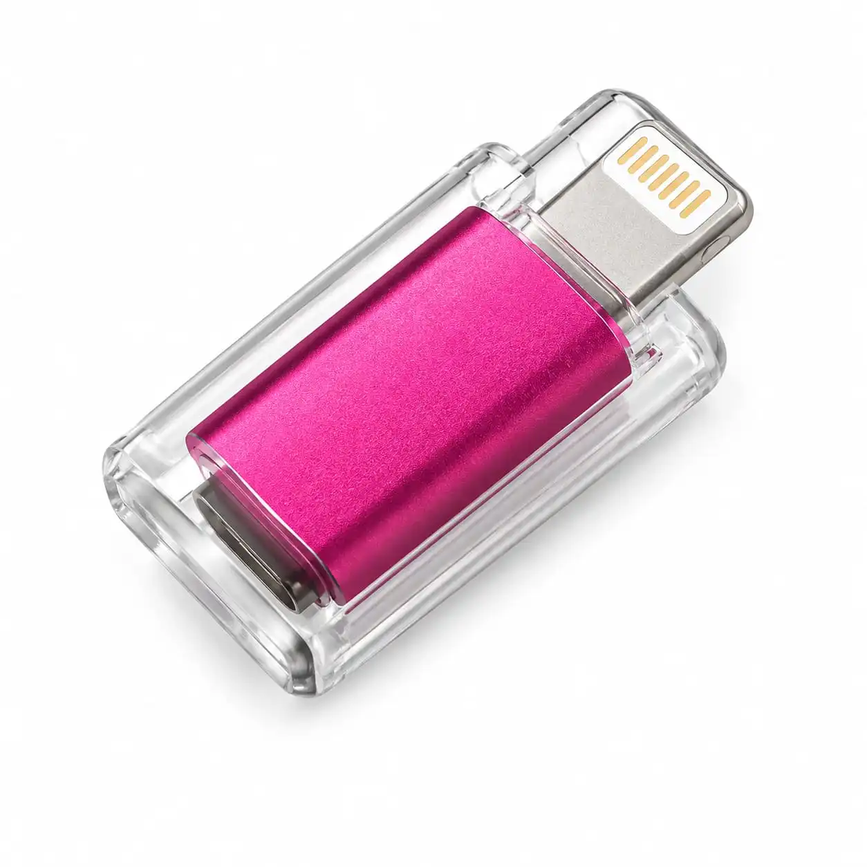 This compact Charging Connector is designed to provide convenient connectivity between a compatible smartphone and charging cable.
