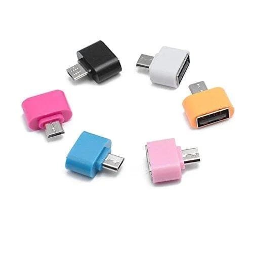 PremiumAV Multicolor Micro USB V8 OTG Adapter - Metal Phone Converter for Android, Fast Data Transfer & Charging, Compact & Durable USB V8 OTG Adapter (Multicolors)