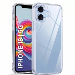 iPhone 18 Transparent Magnetic Mobile Back Cover.