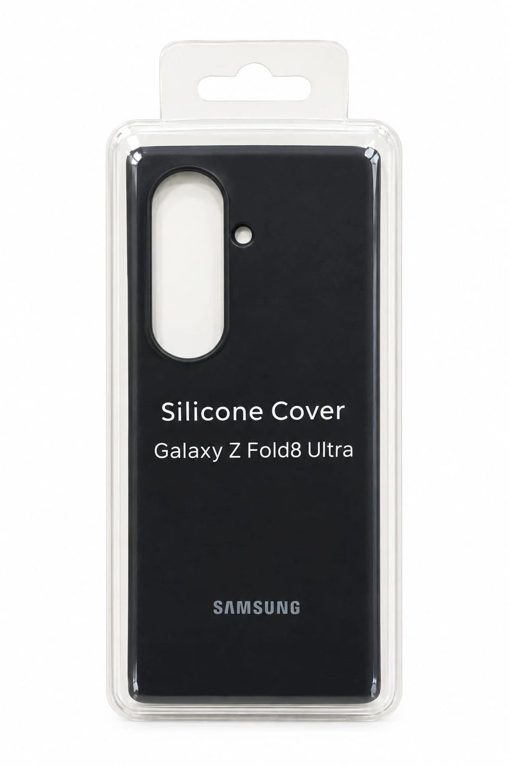 Blue Silicone Back Cover for Samsung Galaxy Z Fold8 Ultra.