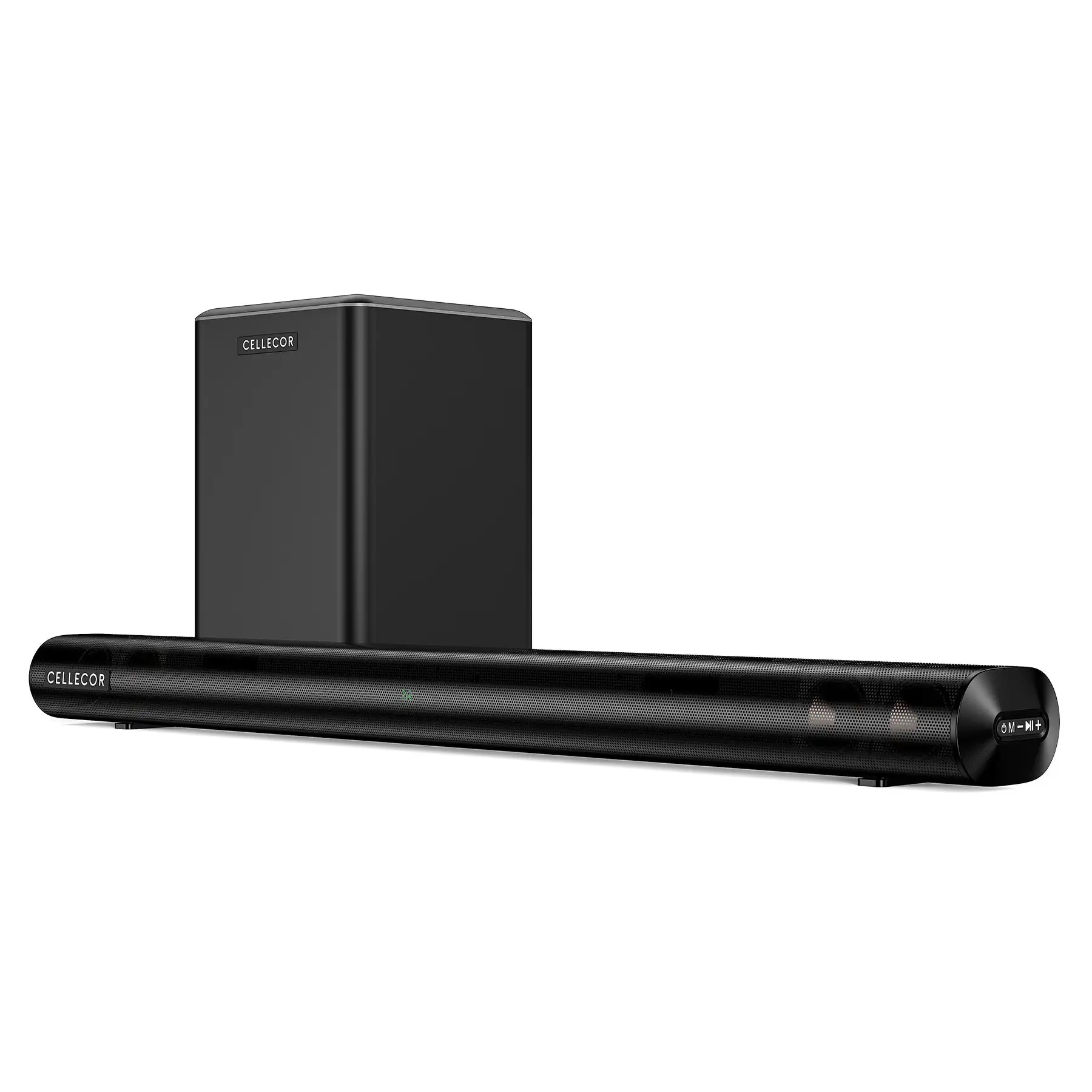 Cellecor CBS-02 Pro Bar 2.1 Channel Soundbar with Subwoofer, 200W.With 1 Year Warranty.