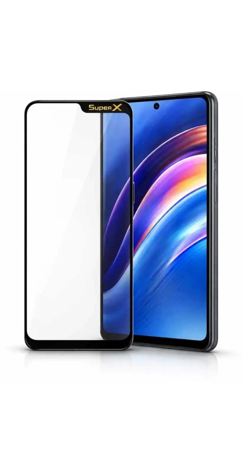 Edge to Edge Super X Tempered Glass Screen Protector for Samsung Galaxy A06/A07.