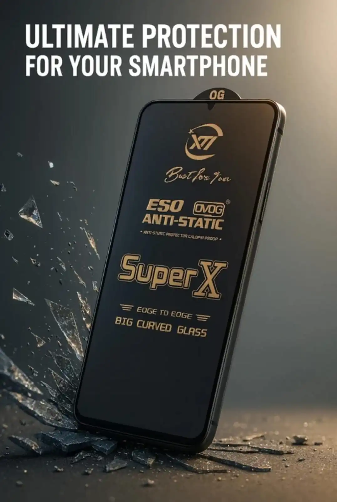 Edge Super X Tempered Glass Screen Protector for Samsung Galaxy A04.
