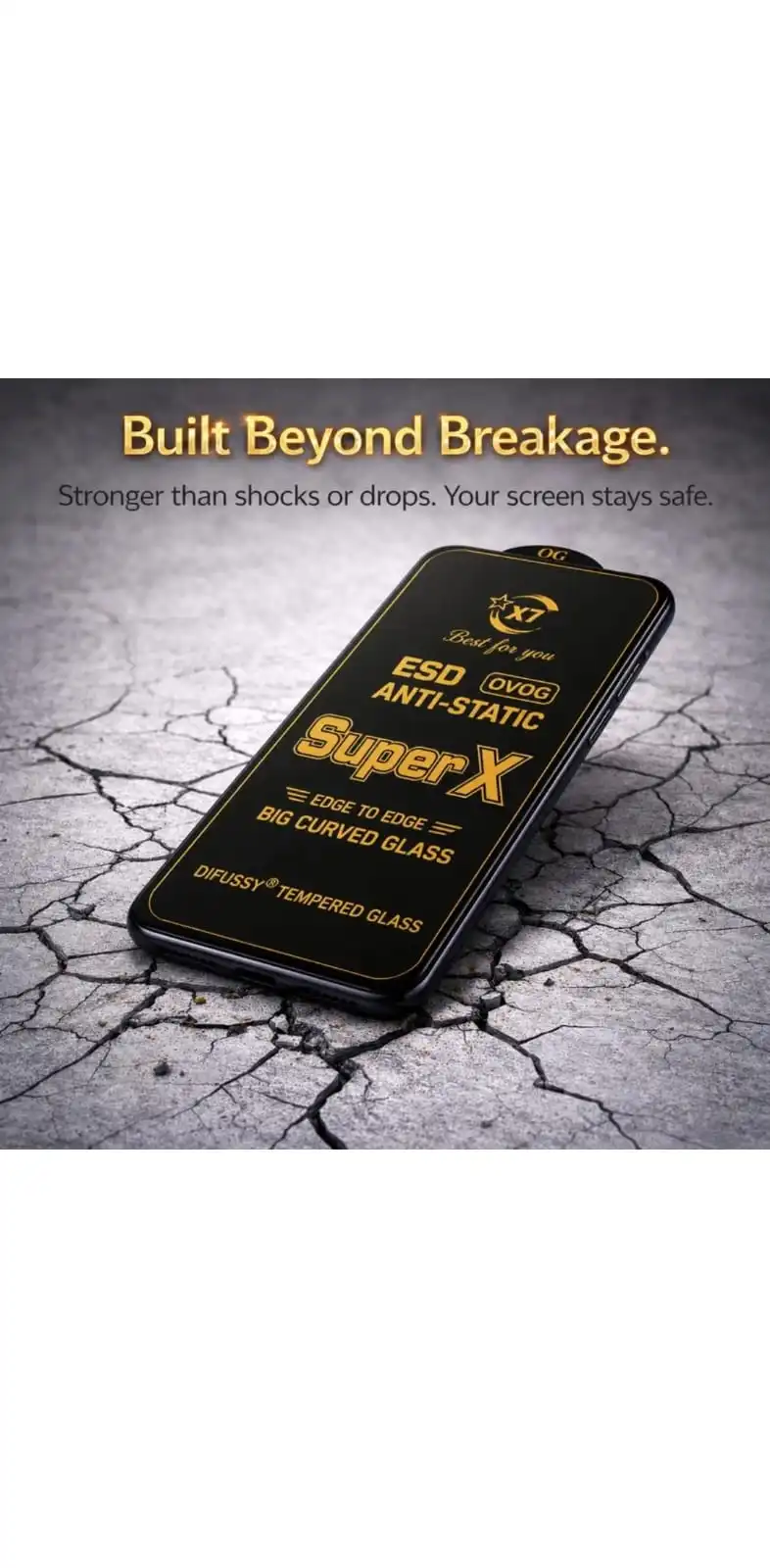 Edge Super X Tempered Glass Screen Protector for Samsung Galaxy A04.