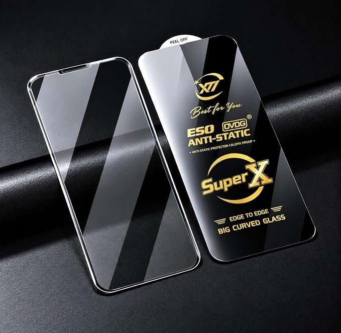 empered Glass Guard Compatible with iPhone 18 Pro - [2X Impact Resistant, Anti-Static, Pack of 1]